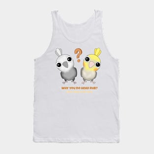 HWS Nerdy Birdy ~ Cockatiel Tank Top